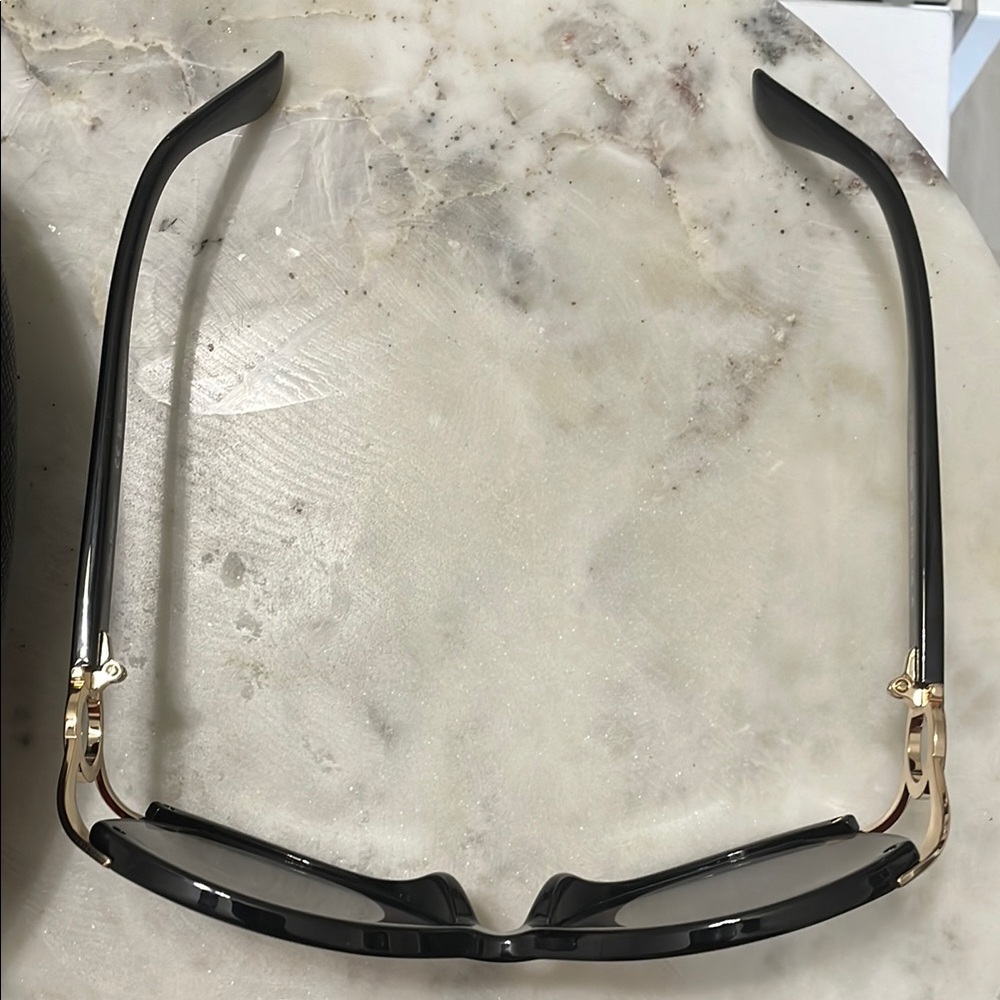 Authentic Salvatore Ferragamo SF600 Black and Gold Sunglasses - Picture 9 of 13